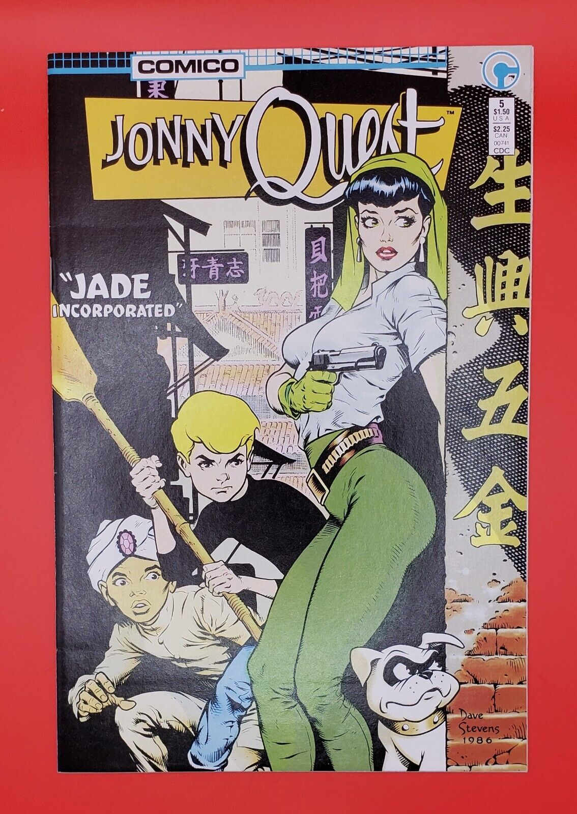 Jonny Quest #5 - Dave Stevens Cover Comico Comics 1986 - VF/NM