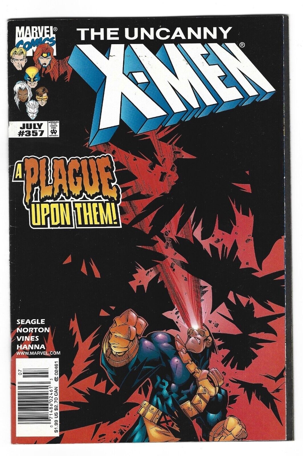 The Uncanny X-Men  #357  July `1998