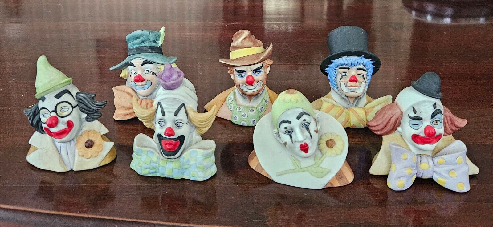 Reco Clown Collection Figurines, 1984
