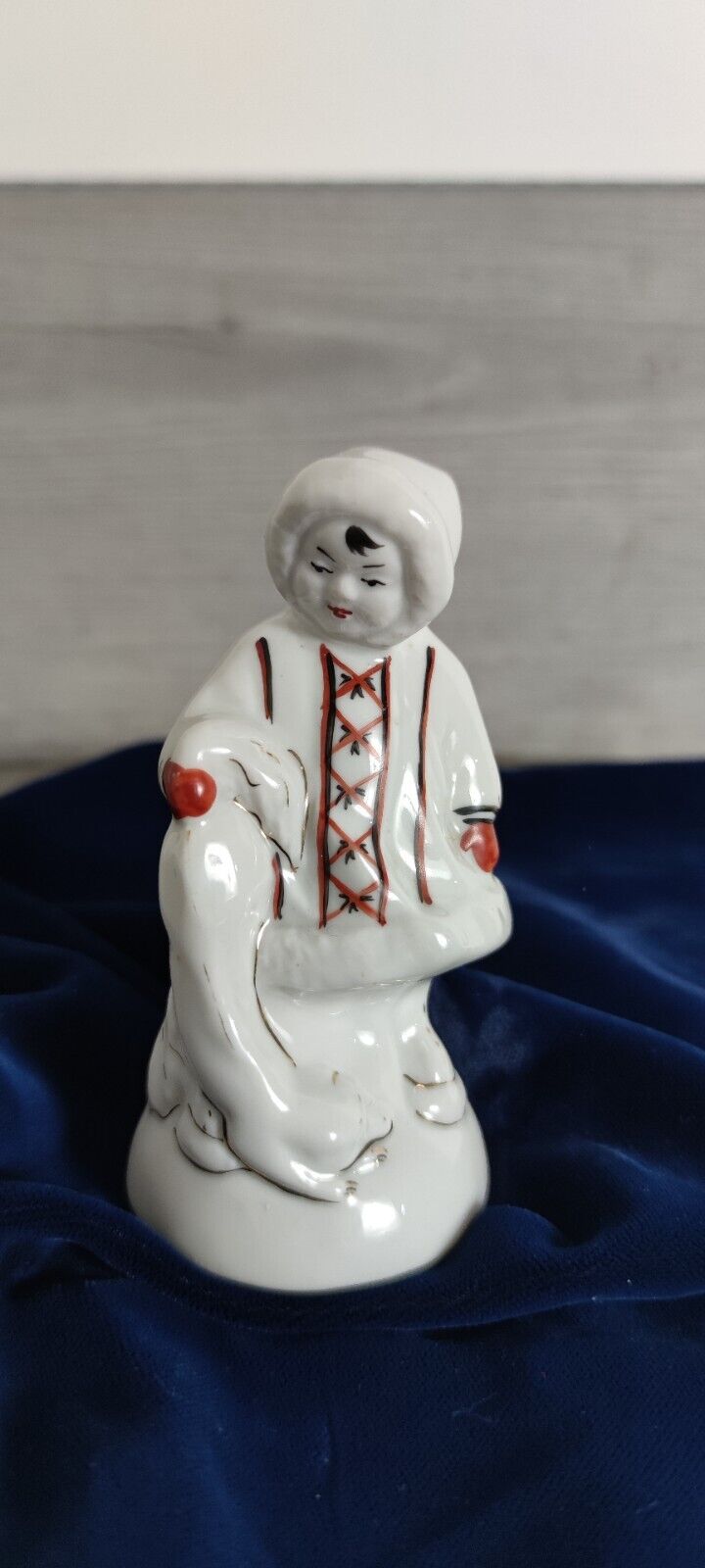 Porcelain Yakut Sable Polar Fox Ussr Baranovka 50s
