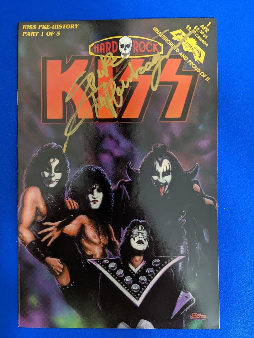 KISS Pre-History #\' 1 (1993/94) NM Spike Steffenberg  #1 Autographed