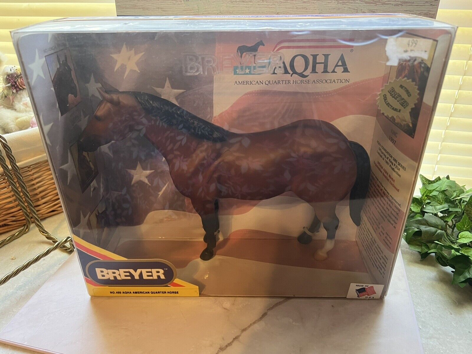 Breyer AQHA King 1997 #499 Sire Series NIB Horse Model 