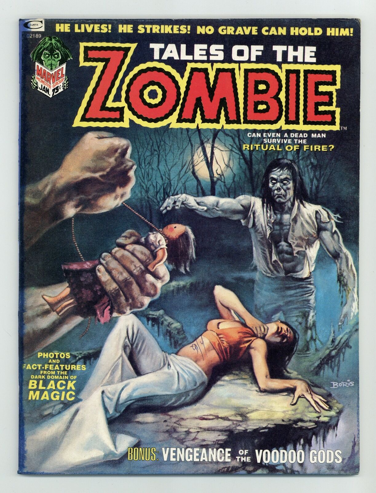Tales of the Zombie Magazine #3 FN- 5.5 1974