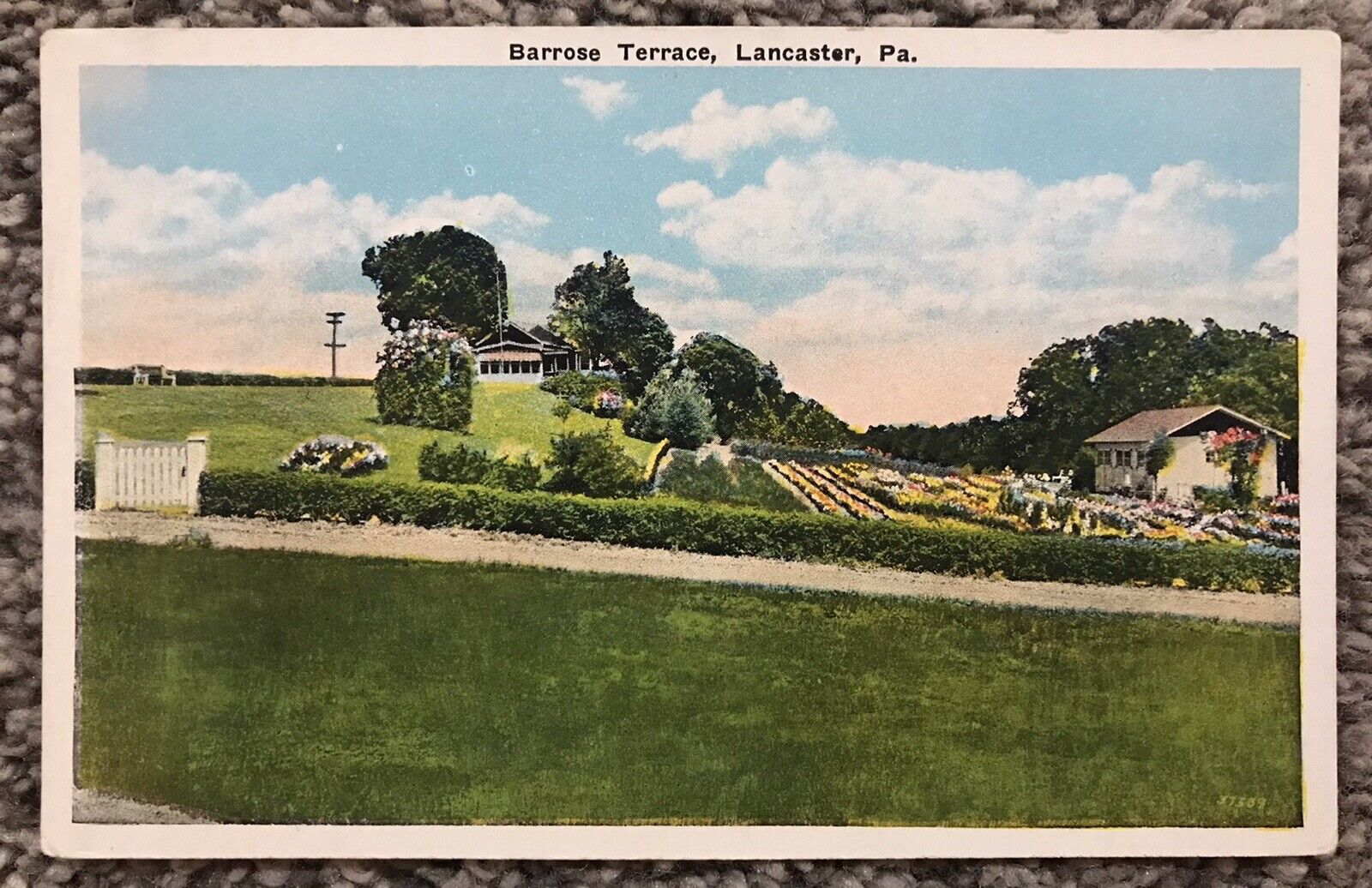Vintage Barrose Terrace Lancaster PA Unused Postcard