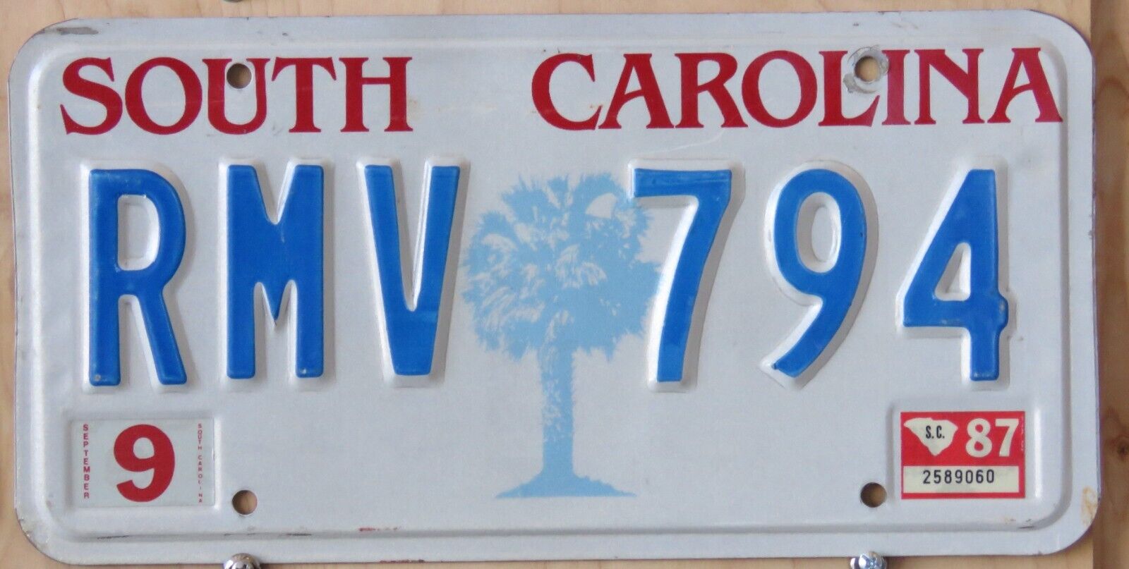 SOUTH CAROLINA license plate  1977 - 2013  PICK ONE