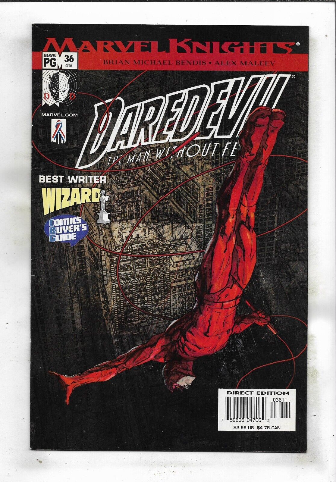 Daredevil 2002 #36 Fine/Very Fine