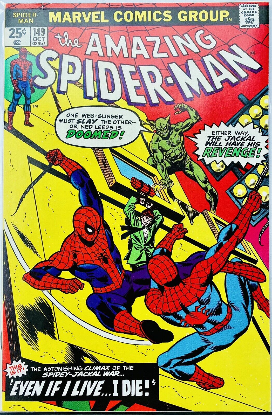 Amazing Spider-Man #149 (1975) in VF Condition (1st Appearance of Ben Reilly)