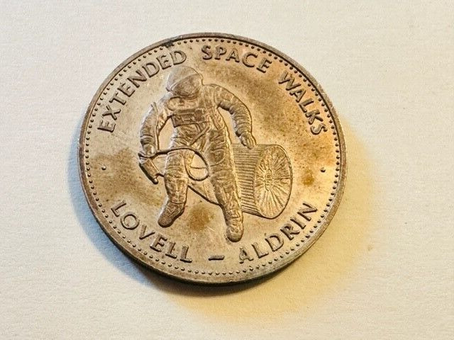 Challenge Coin - 1966 NASA - Extended Space Walks - Lovell-Aldrin