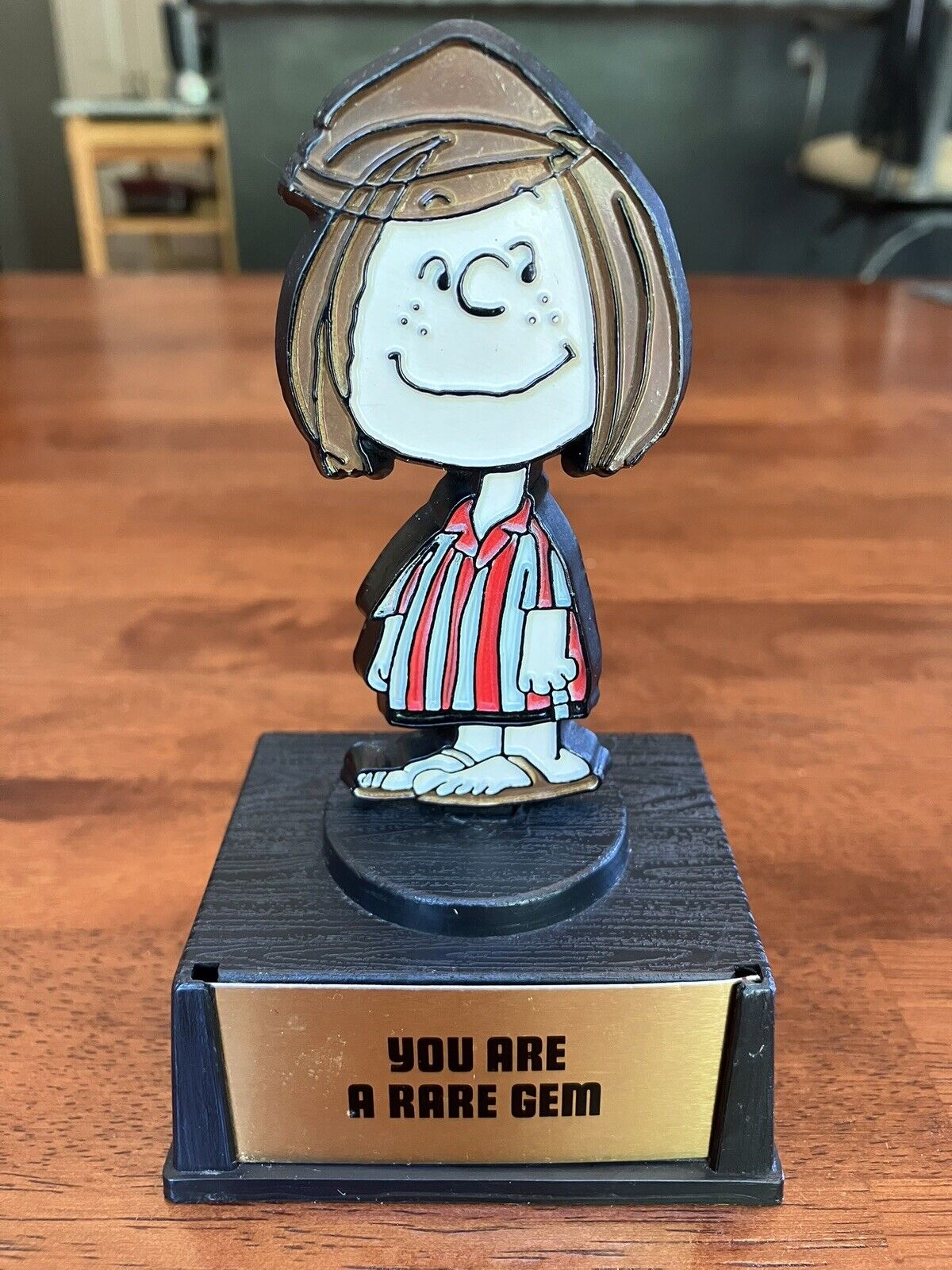 Vintage Aviva Trophy Peanuts Peppermint Patty 