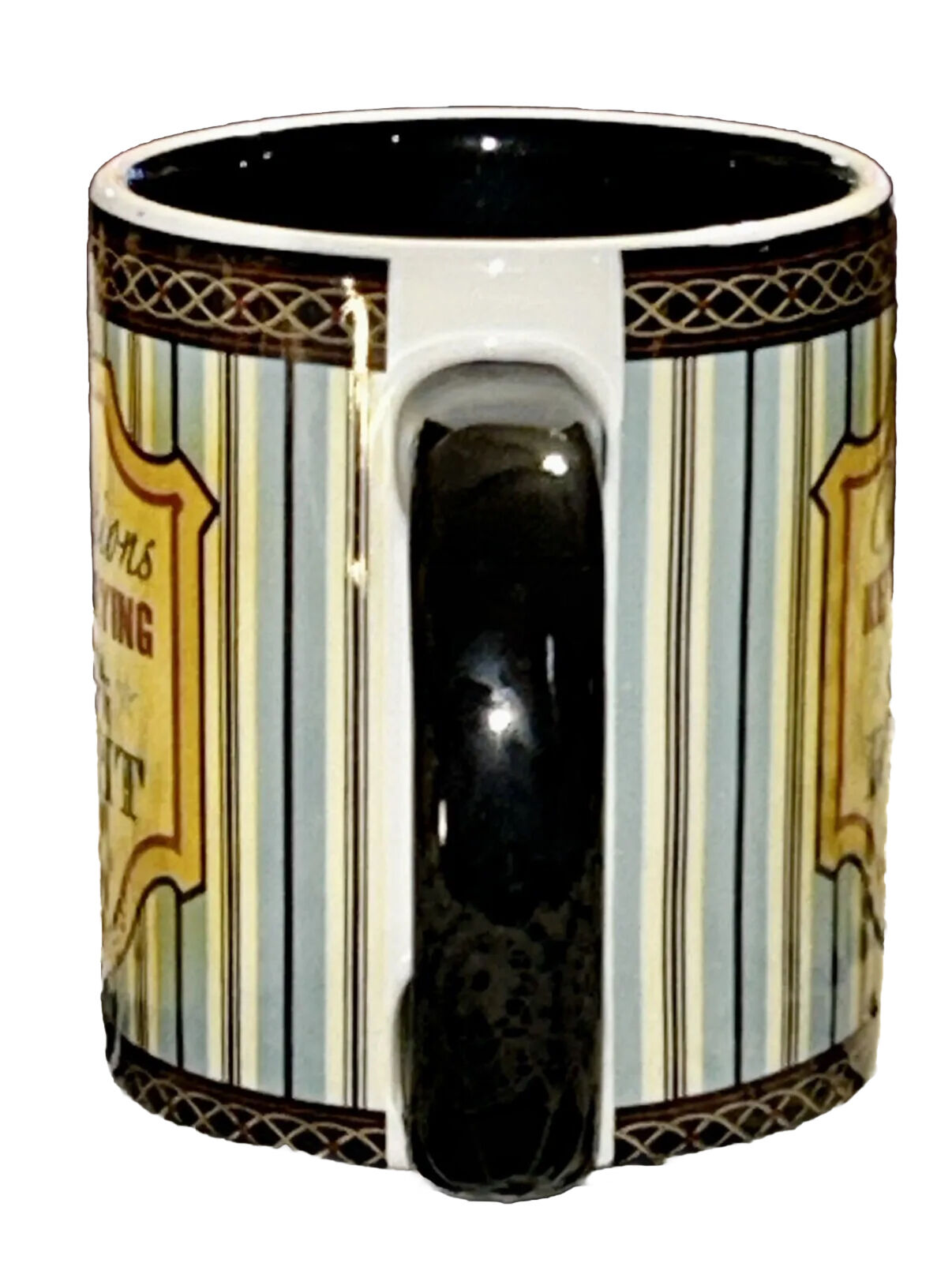 GENTLEMEN’S QUARTERS Giftcraft 2013-14072 “Champions” Ceramic Coffee Mug