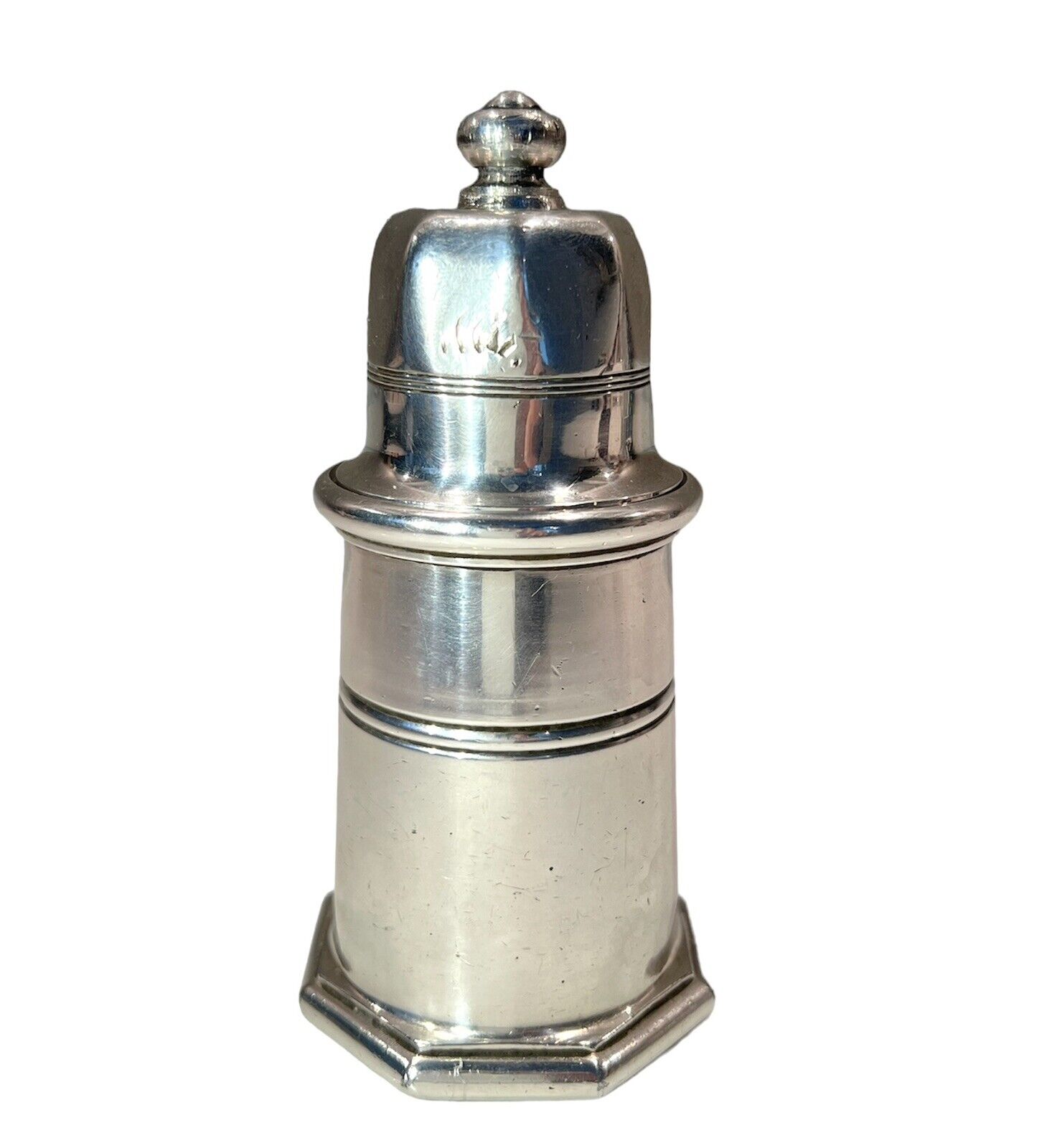Vintage CHRISTOFLE France Silverplate Pepper Mill Grinder w/ PEUGEOT Mechanism