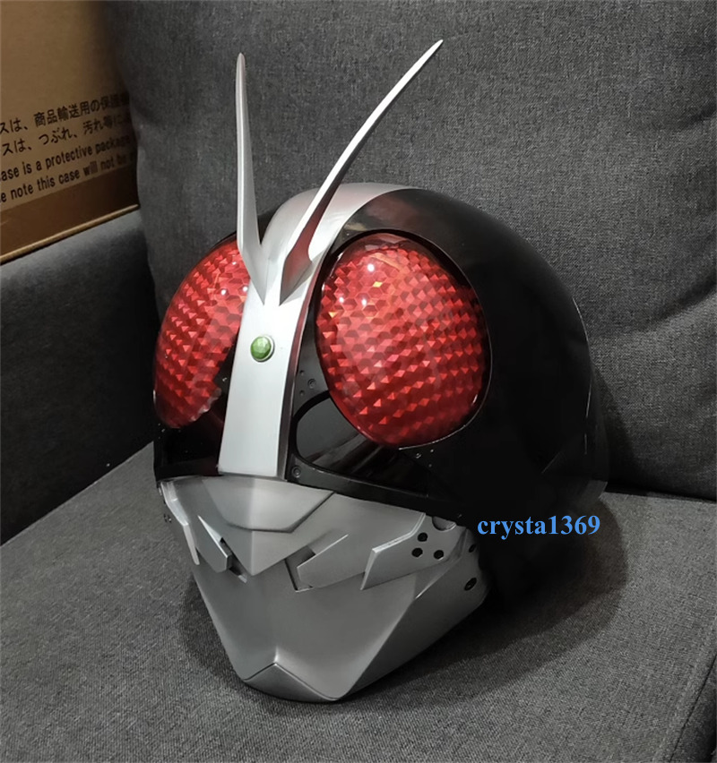 Kamen Rider Masked Rider 2 Cosplay Helmet 1:1 Wearable LED Resin Mask Gifts NEW