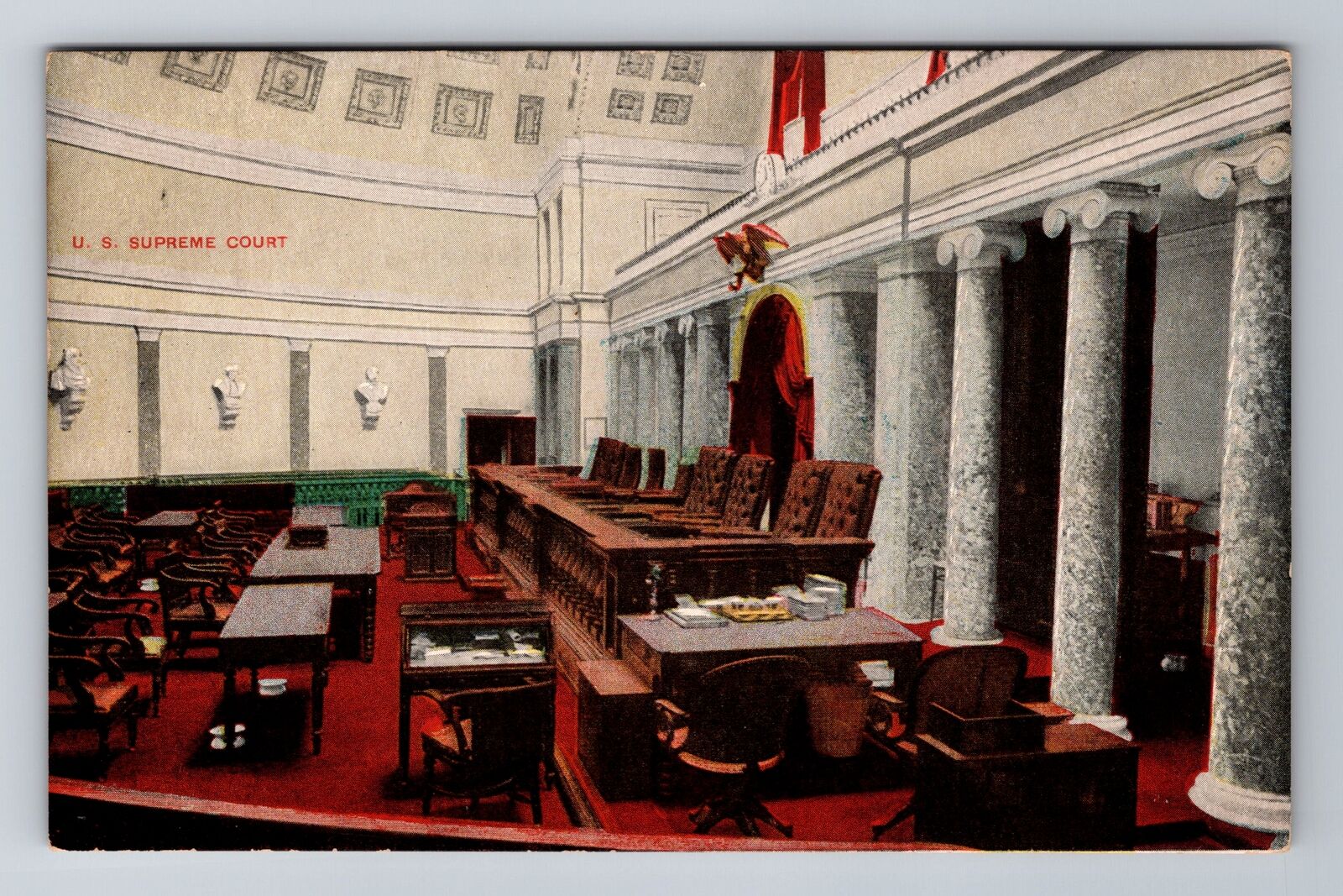 Washington DC-US Supreme Court, Antique, Vintage Souvenir Postcard