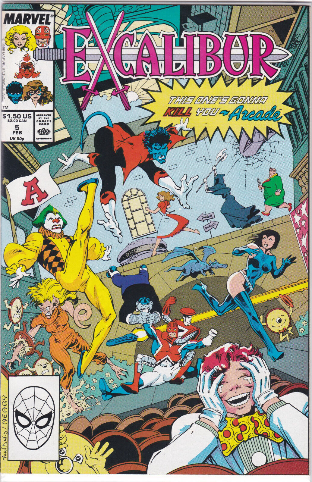 Excalibur #5, Vol. 1 (1988-1998) Marvel Comics, High Grade