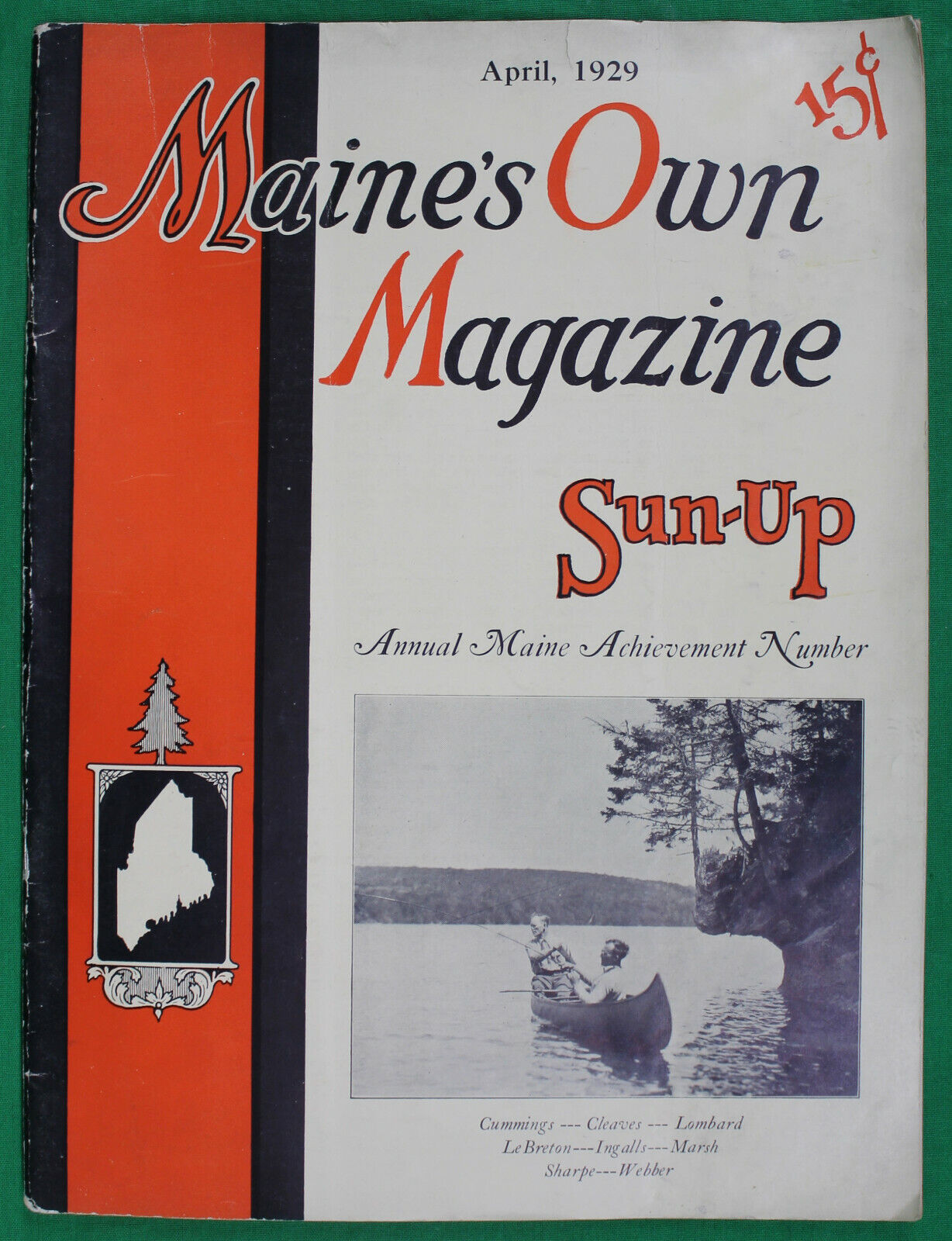 Original April 1929 Sun-Up Maine’s Own Magazine