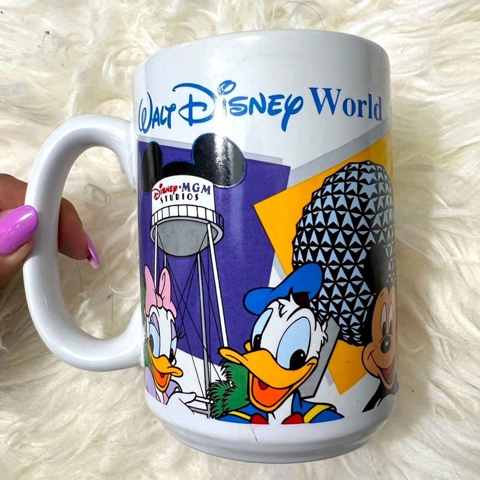 Vintage Walt Disney World Grandma Mug with Fab 5 EUC
