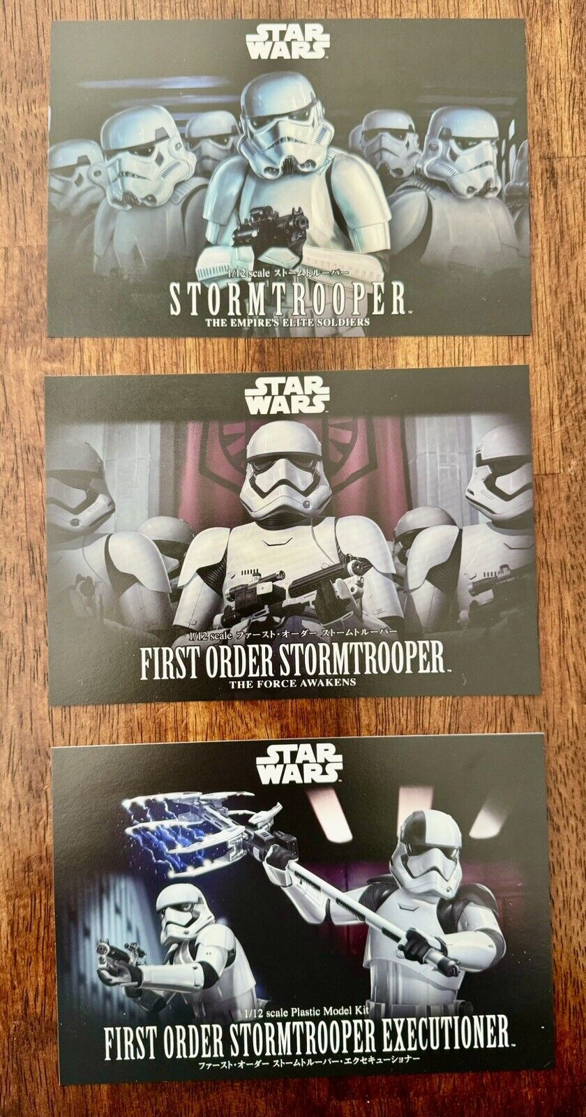 Star Wars Model Concept Advance Promo Cards Distributed c2015 The Force Awakens
