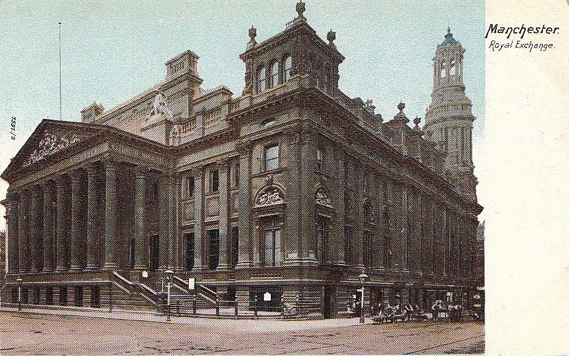 Postcard Manchester Royal Exchange UK