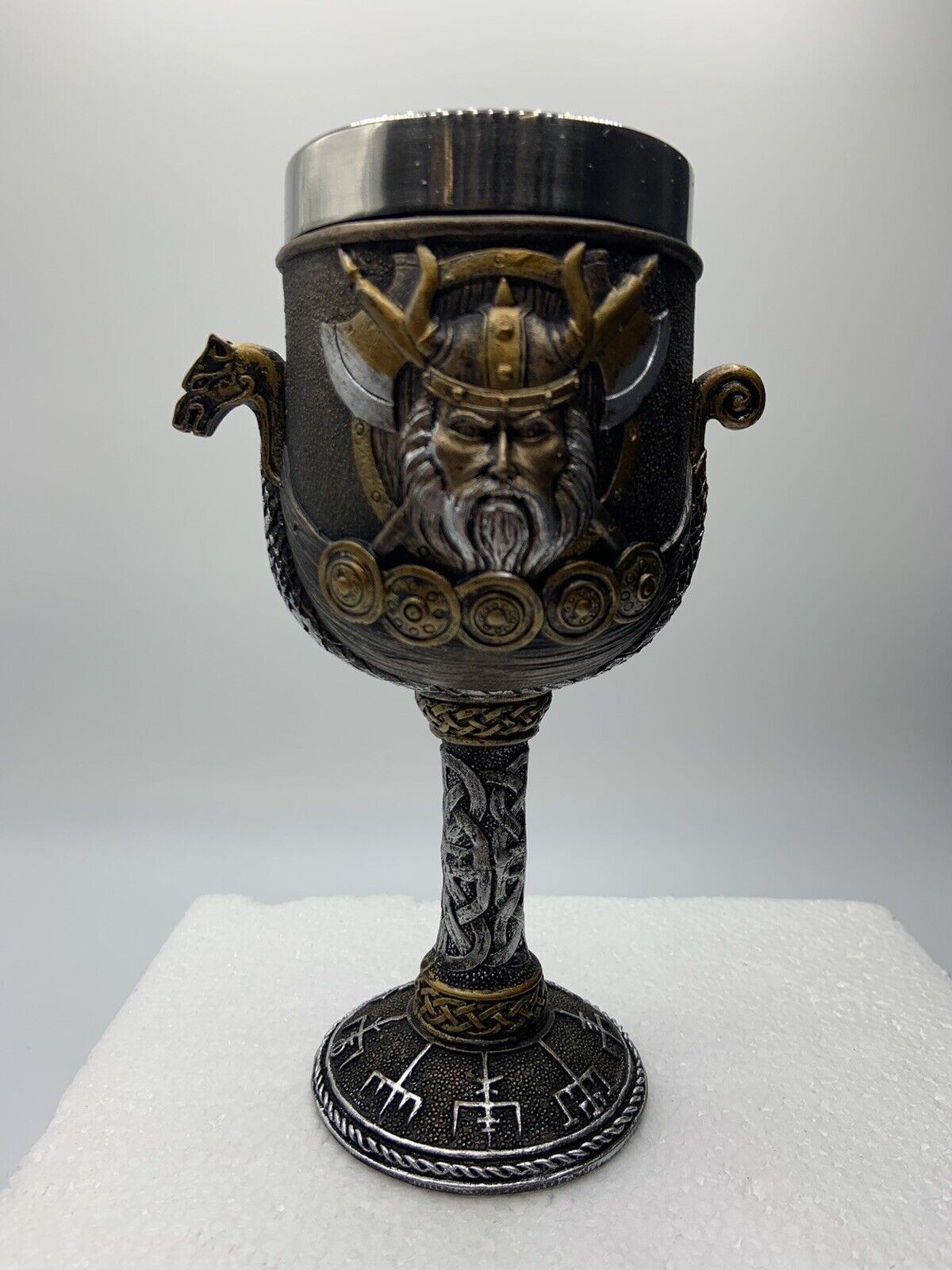 Norse Viking Mythology  7oz Drink Chalice Goblet Figurine Statue