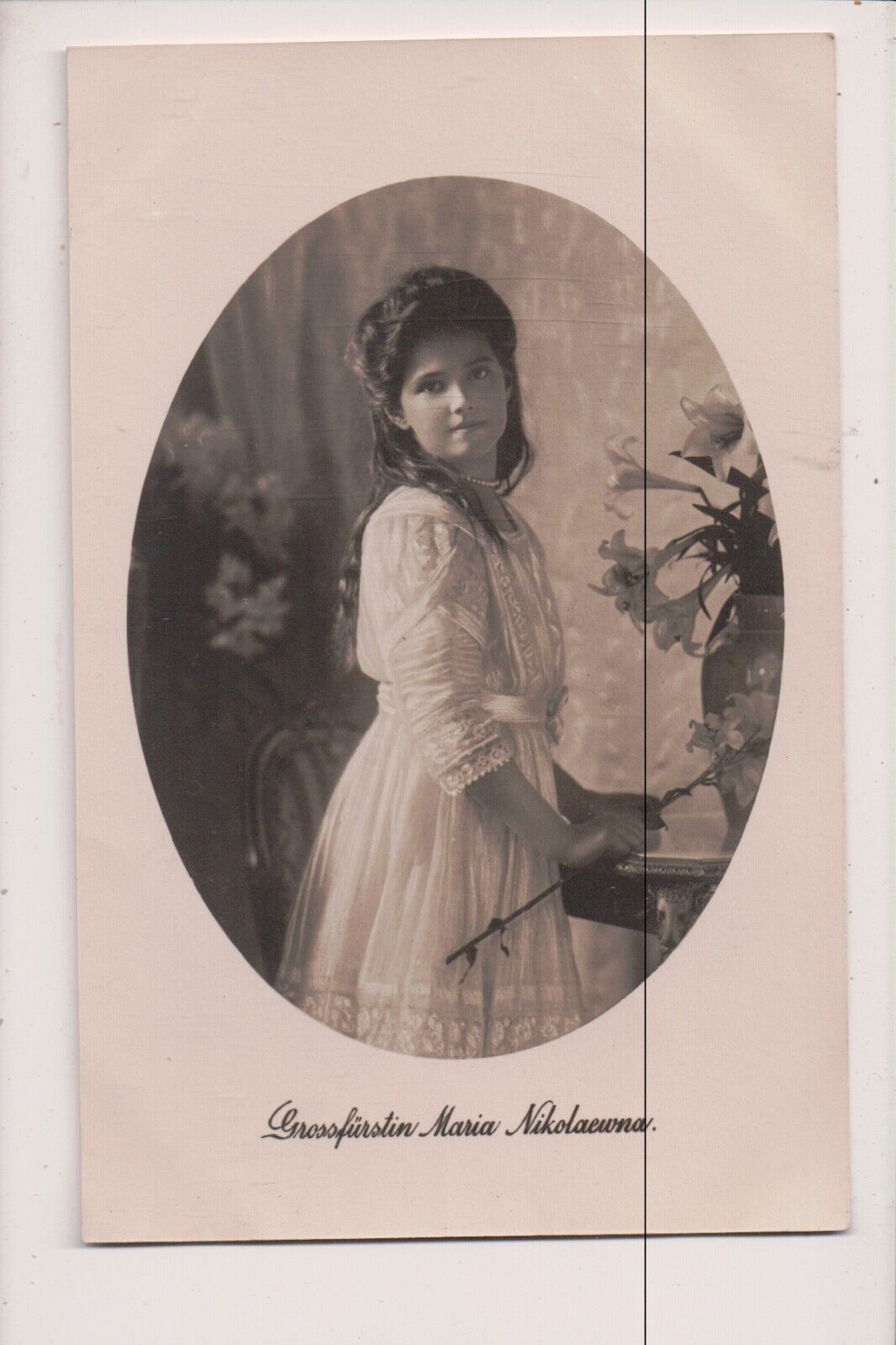 Vintage Postcard Grand Duchess Maria Nikolaevna of Russia
