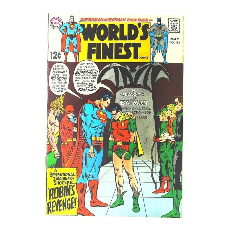 World's Finest Comics #184 in Very Fine condition. DC comics [r;