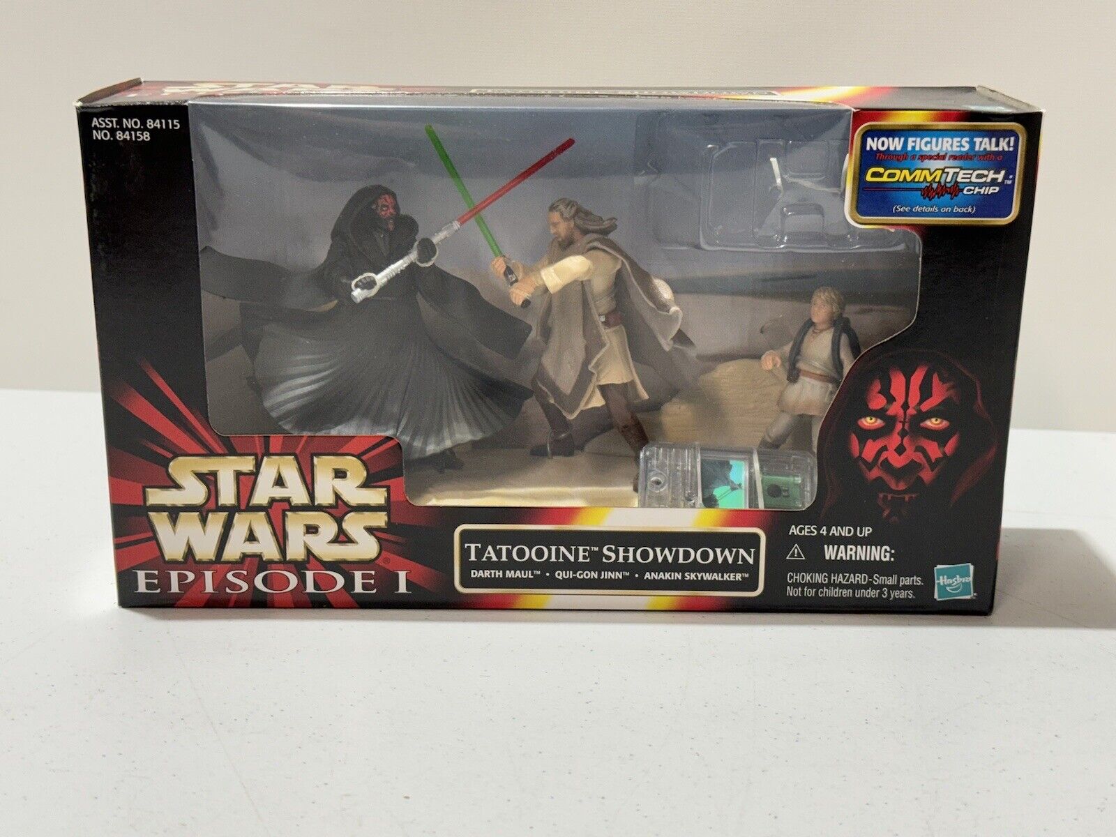 Star Wars EP1 Episode 1 Tatooine Showdown 3 Pack NEW Hasbro 1999