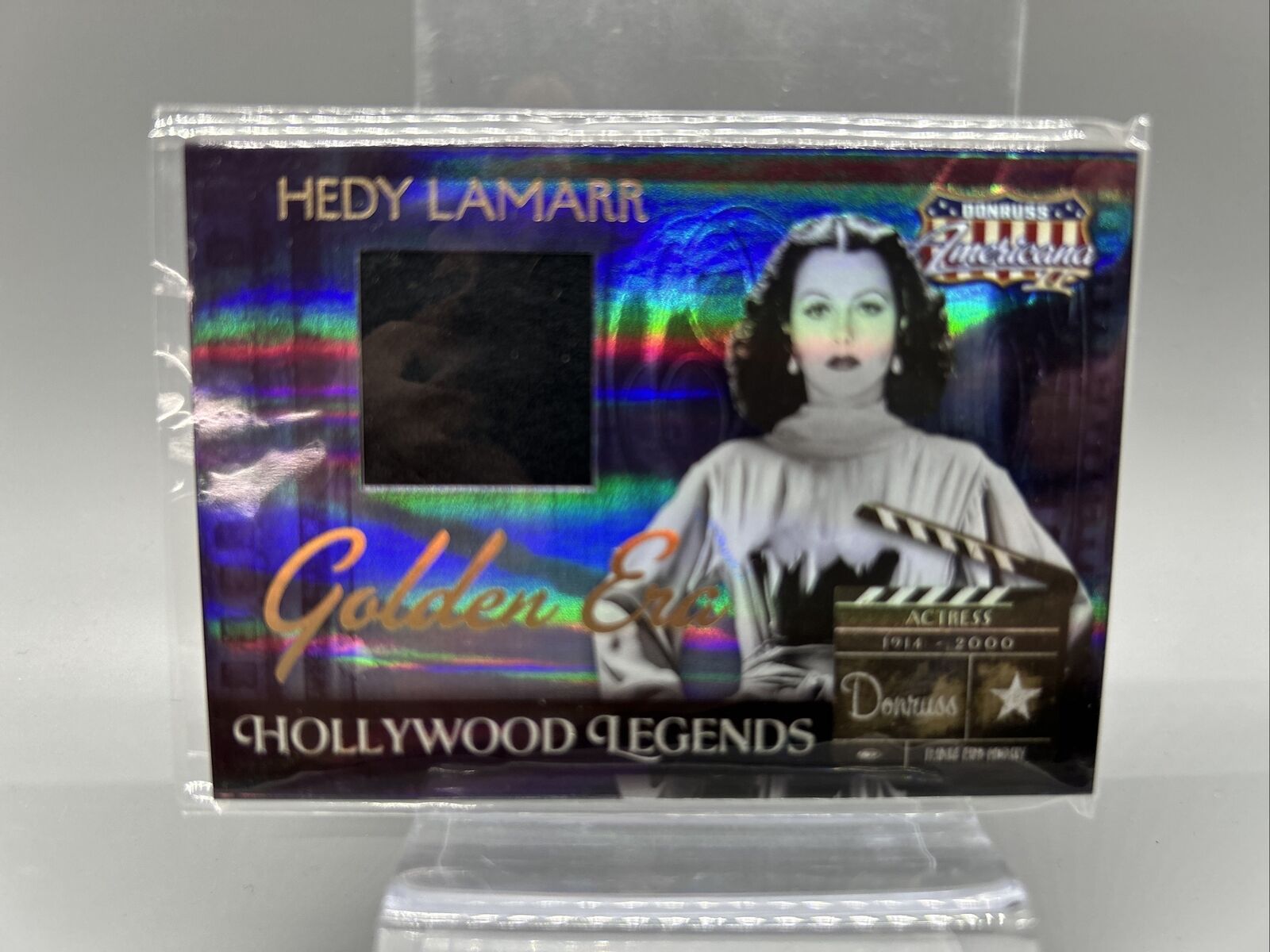 2008 Donruss Americana Hollywood Legends Hedy Lamarr Patch/Relic Card 22/50
