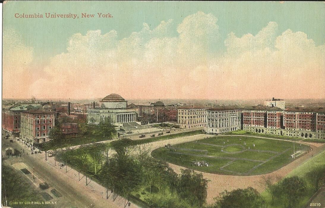 1912 Columbia University Football Field Postcard