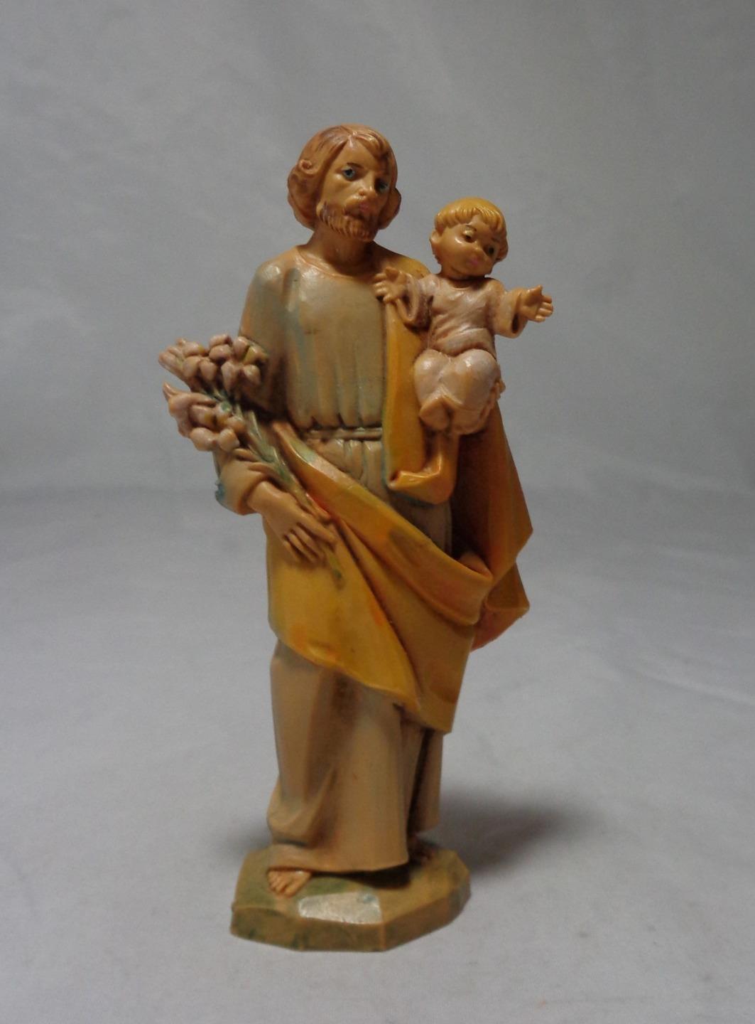 FONTANINI Saint Joseph and Baby Jesus Simonetti #258 Italy 1984