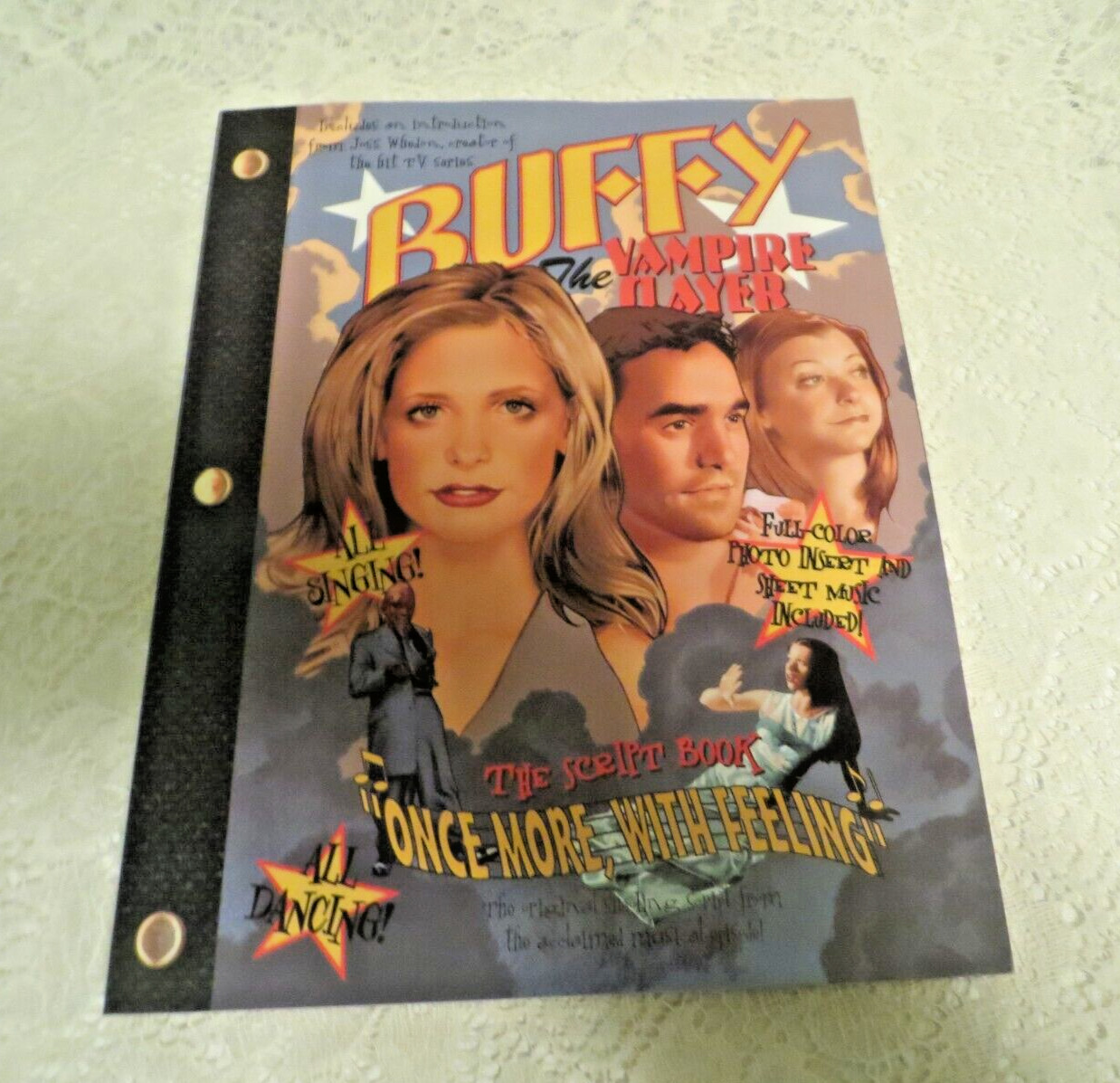2002 Buffy The Vampire Slayer The Script Book Once More With Feeling w/insert