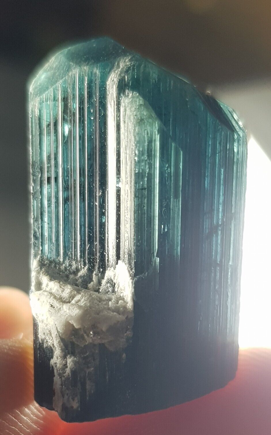 47.50 Ct Natural Terminated Blue Color TOURMALINE Crystal From Afghanistan 
