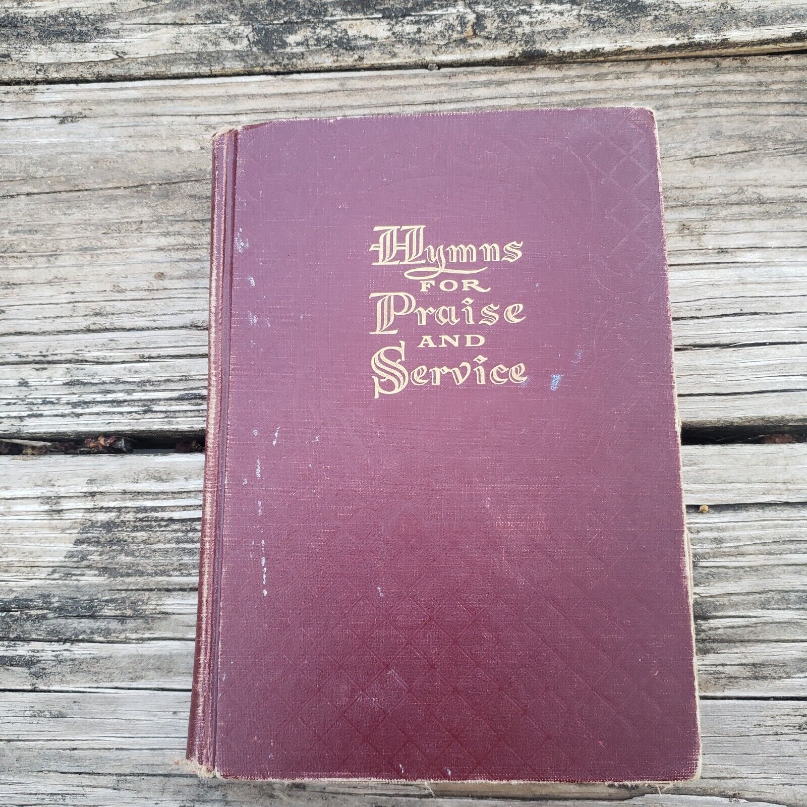 Vintage 1956 Hymns for Praise and Service Hymnal Prayer Book Religious HC