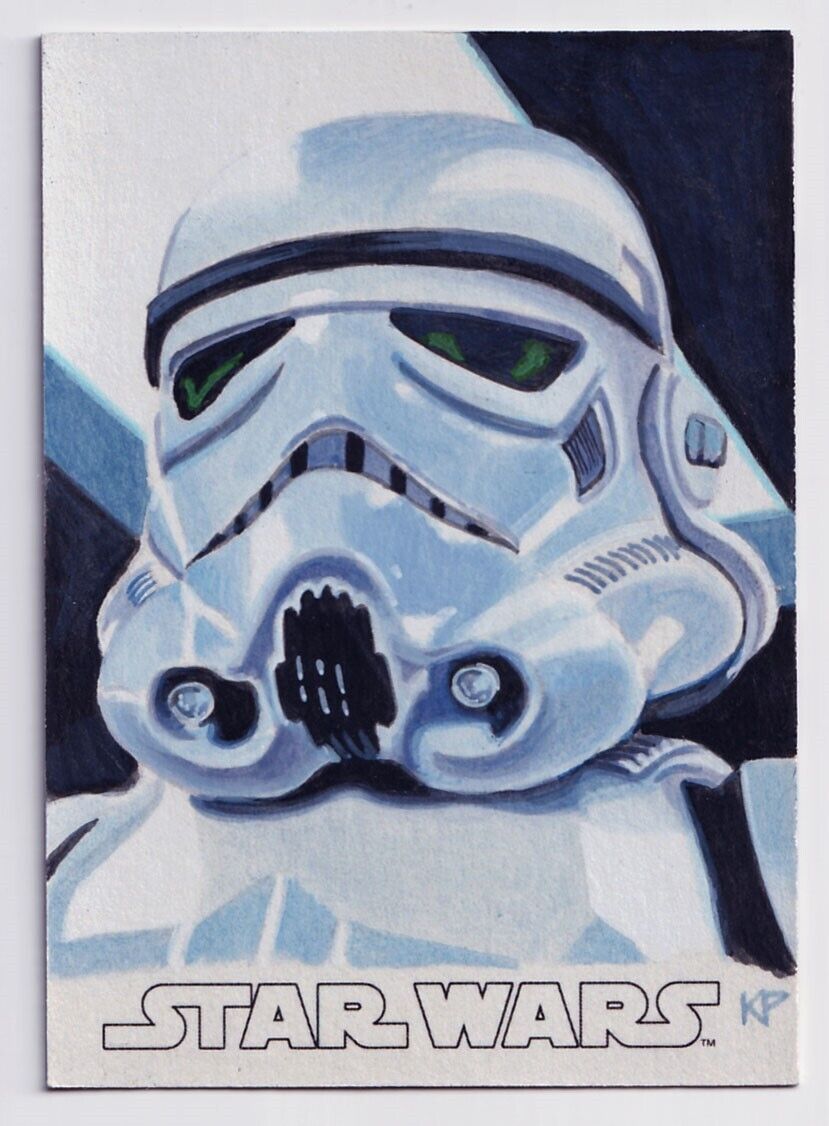 Star Wars Evolution Sketch Card Stormtrooper Kris Penix 1/1