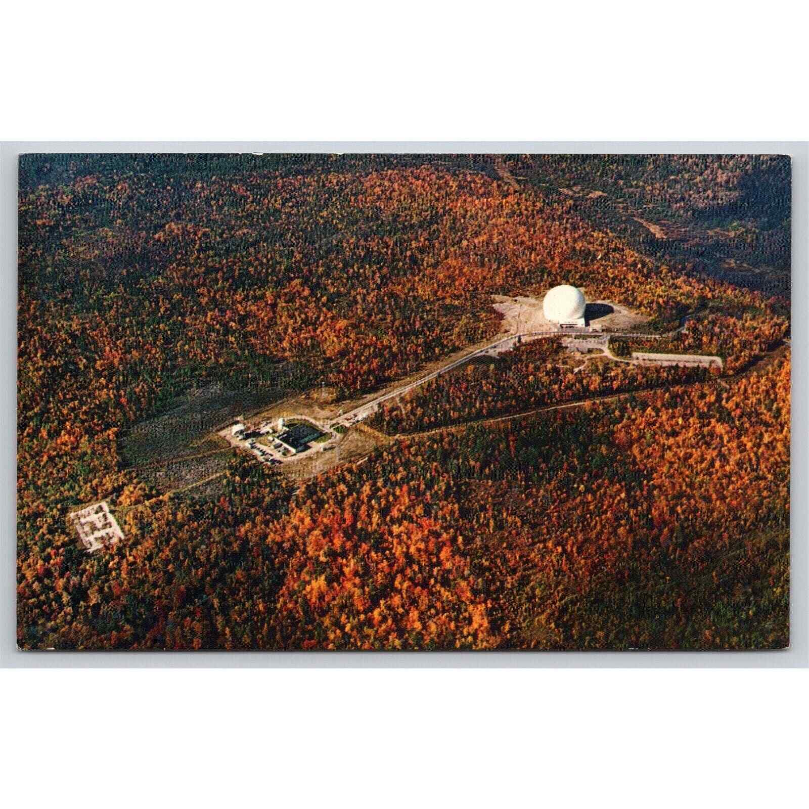 Postcard ME Andover Earth Station Comsat Communications Aerial View