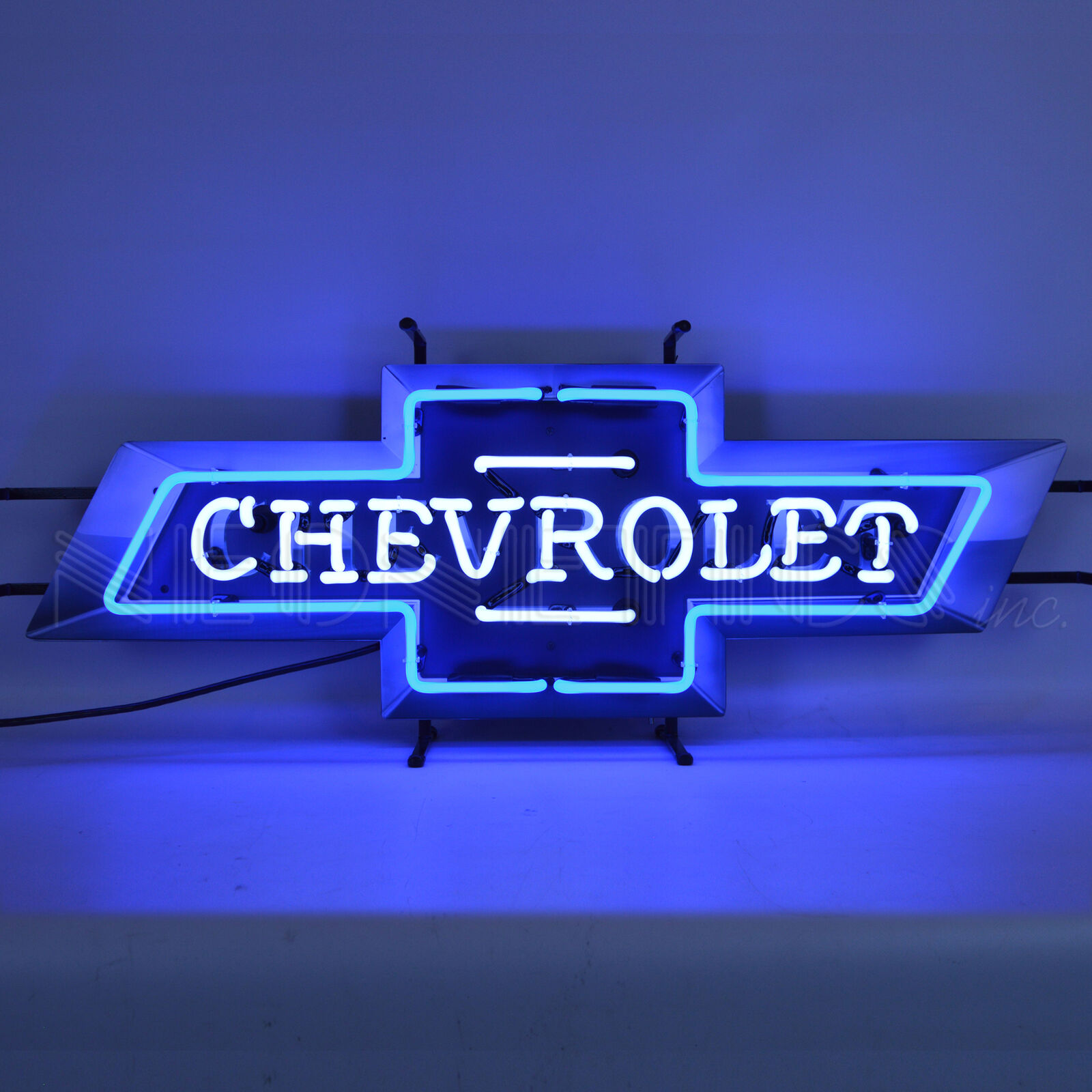 Chevrolet Bowtie Auto Light Car Garage Highway Banner Neon Light Sign 37\