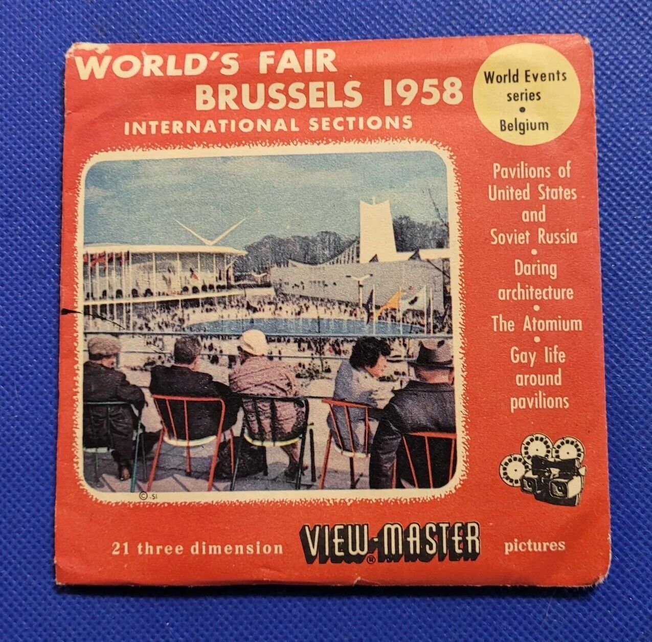 World\'s Fair Brussels Belgium International 1991 AB & C view-master Reels Packet