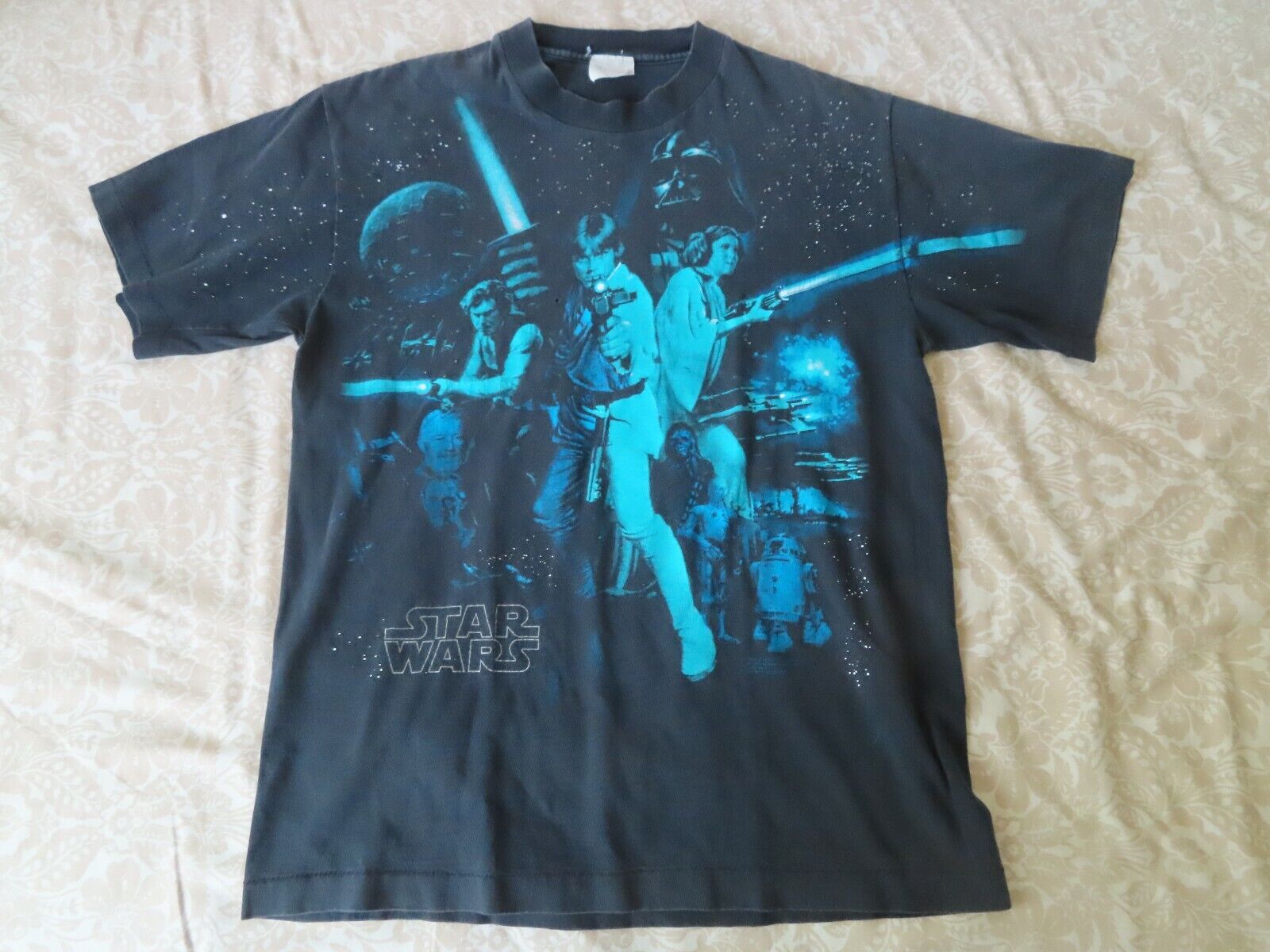 vintage star wars 70s 80s single stitch youth 18-20 XL tshirt