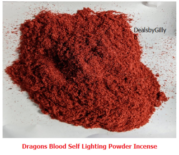 Dragon's Blood Incense Powder 2oz - Self Lighting Protection Love Money (Sealed)