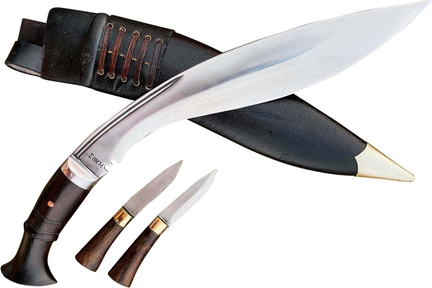 SALE 50% OFF Kukri, 12” Gurkha Khukuri - High Carbon Steel Hand Forged Knife