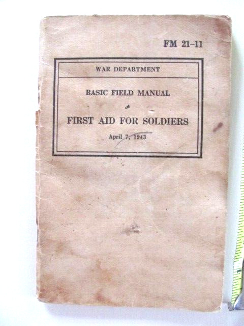 WWII WW2 US MILITARY BASIC FIELD FM21-11, \