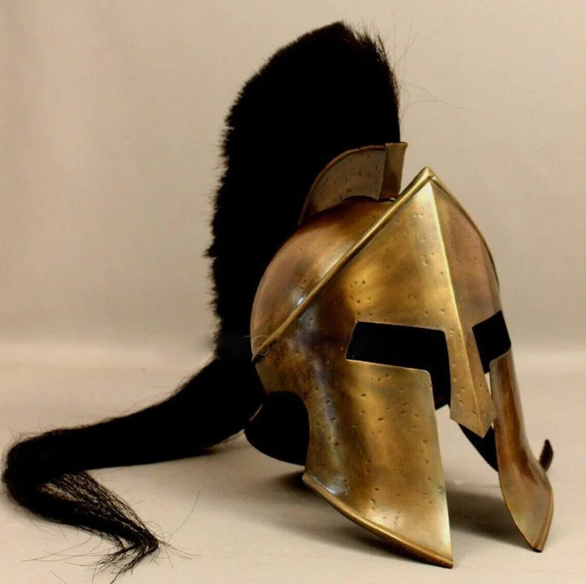 Great King Leonidas Spartan 300 Movie Helmet | Fully Functional Solid Steel