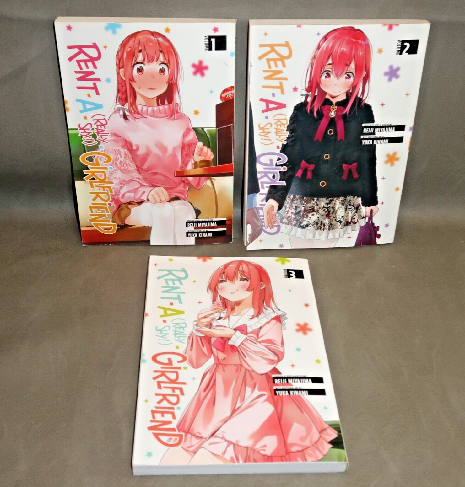 Vol 1-3 Rent A (Really Shy) Girlfriend Comics Book Manga Reiji Miyajima Kodansha