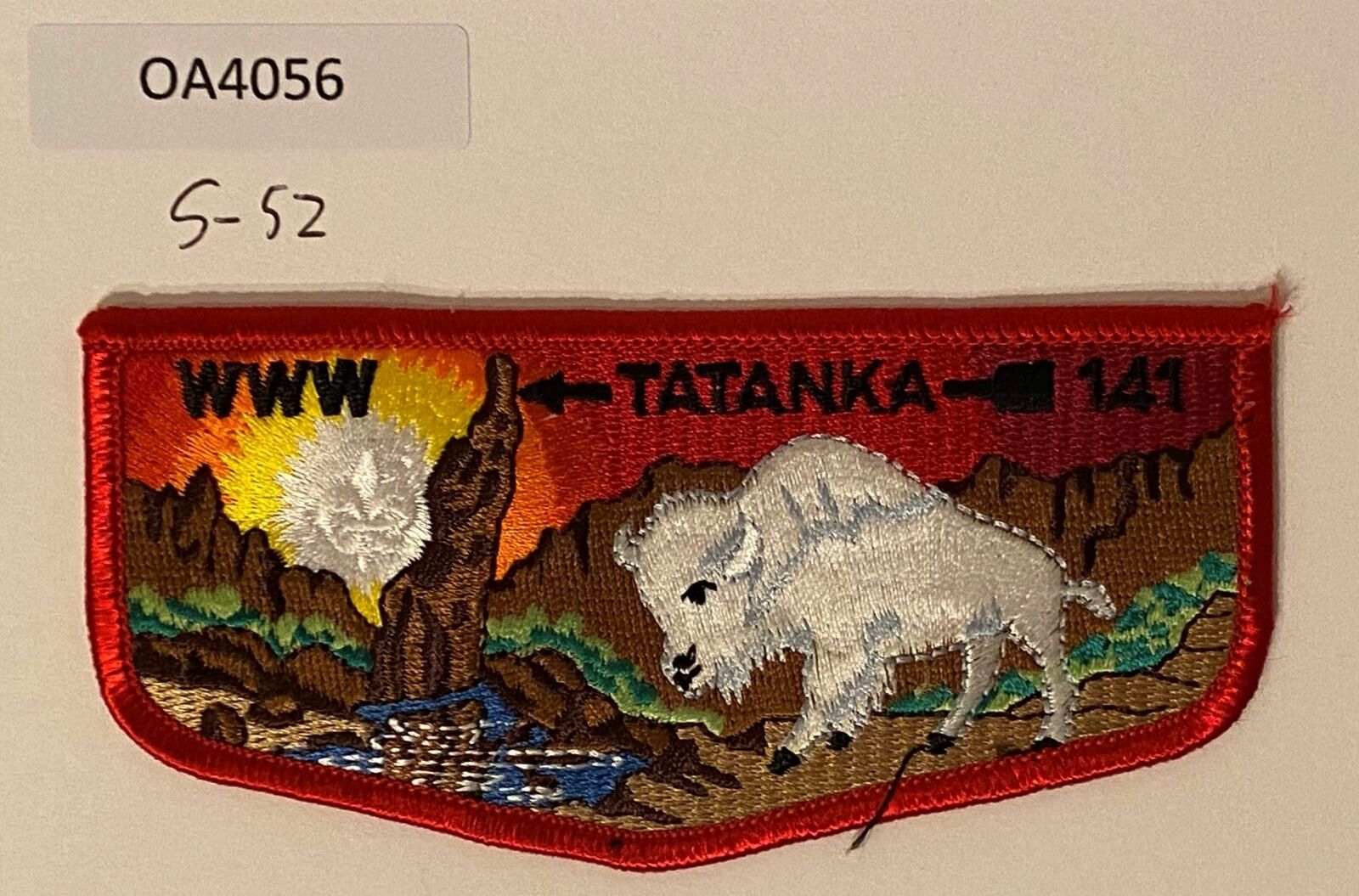 Boy Scout OA 141 Tatanka Lodge Flap S52