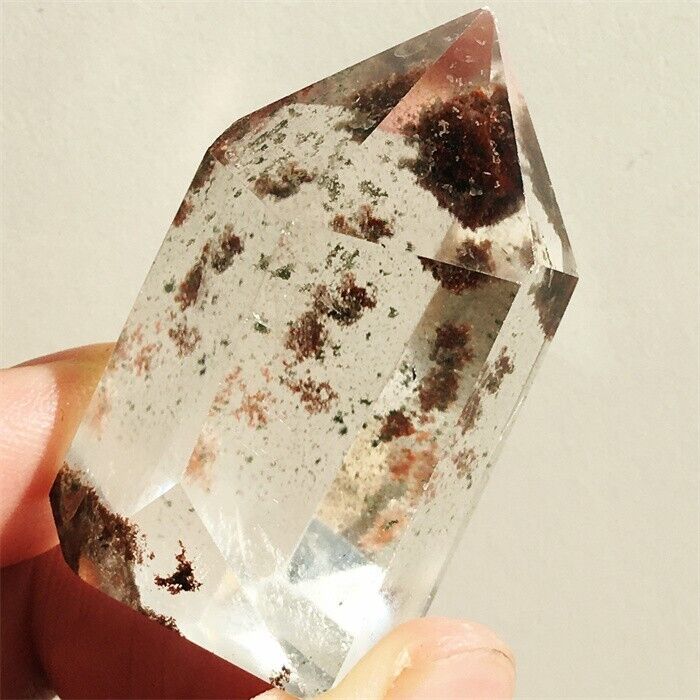 45g Rare TOP Natural Hyaline Colourful Phantom Ghost Garden Quartz Crystal