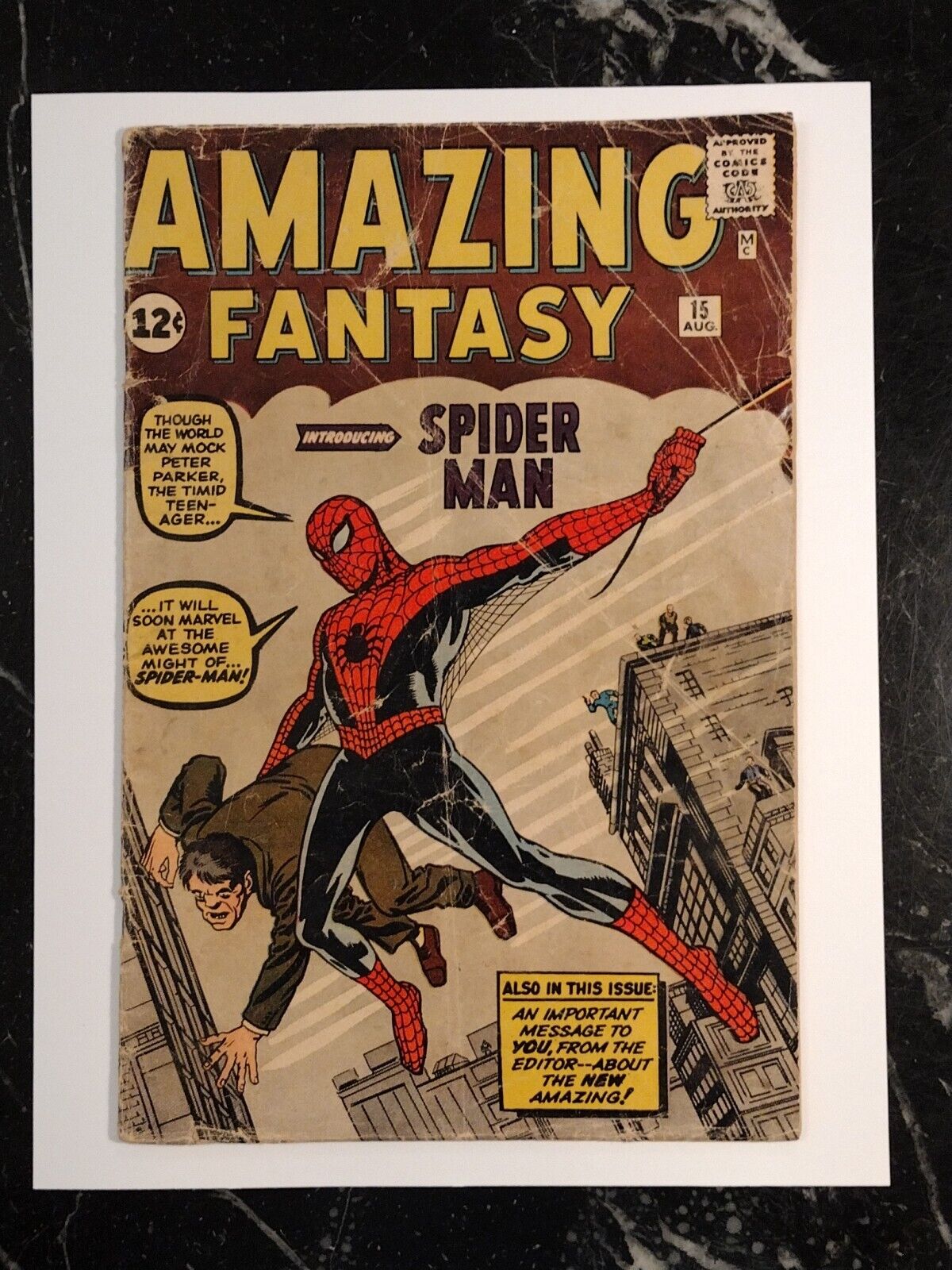 LOSING MY HOUSE - MUST SELL   Amazing Fantasy #15  VG-FINE 5.0  HOLY GRAIL 1962