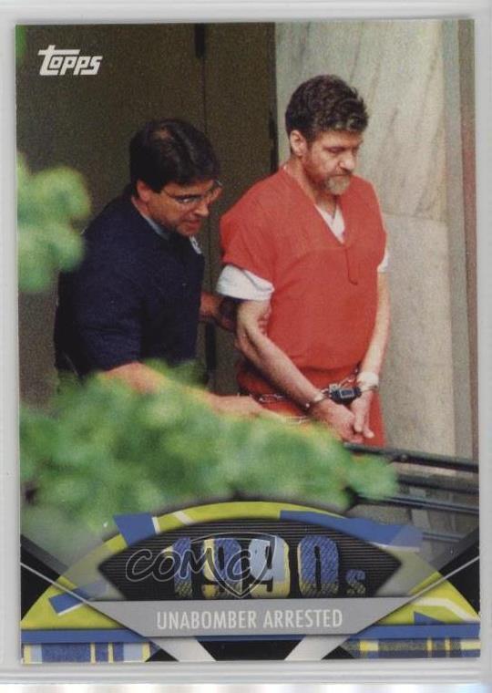 2011 Topps American Pie Ted Kaczynski Unabomber Arrested #173 2k3