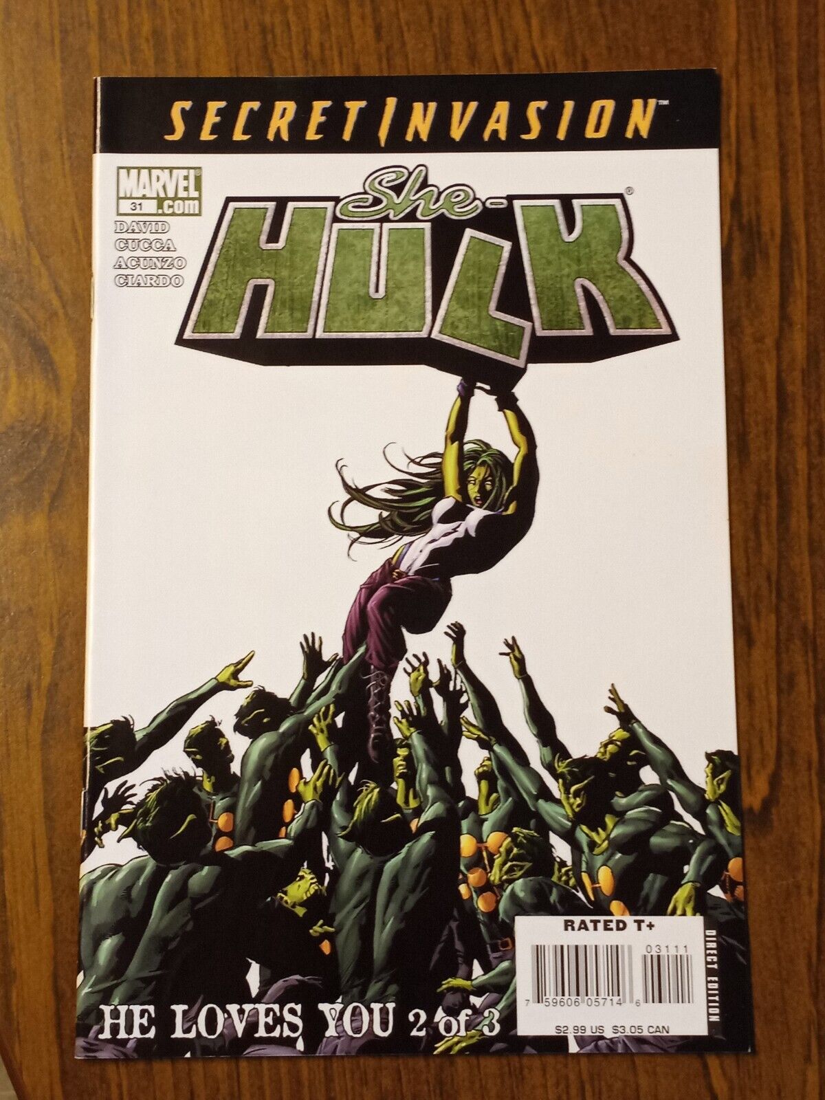 She-Hulk 31 (Sept 2008, Marvel) NEAR MINT 