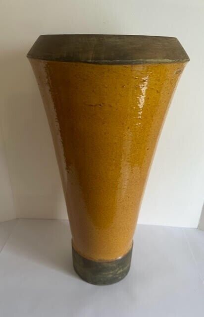 Tall Floor Standing Glazed Ceramic Vase 22\