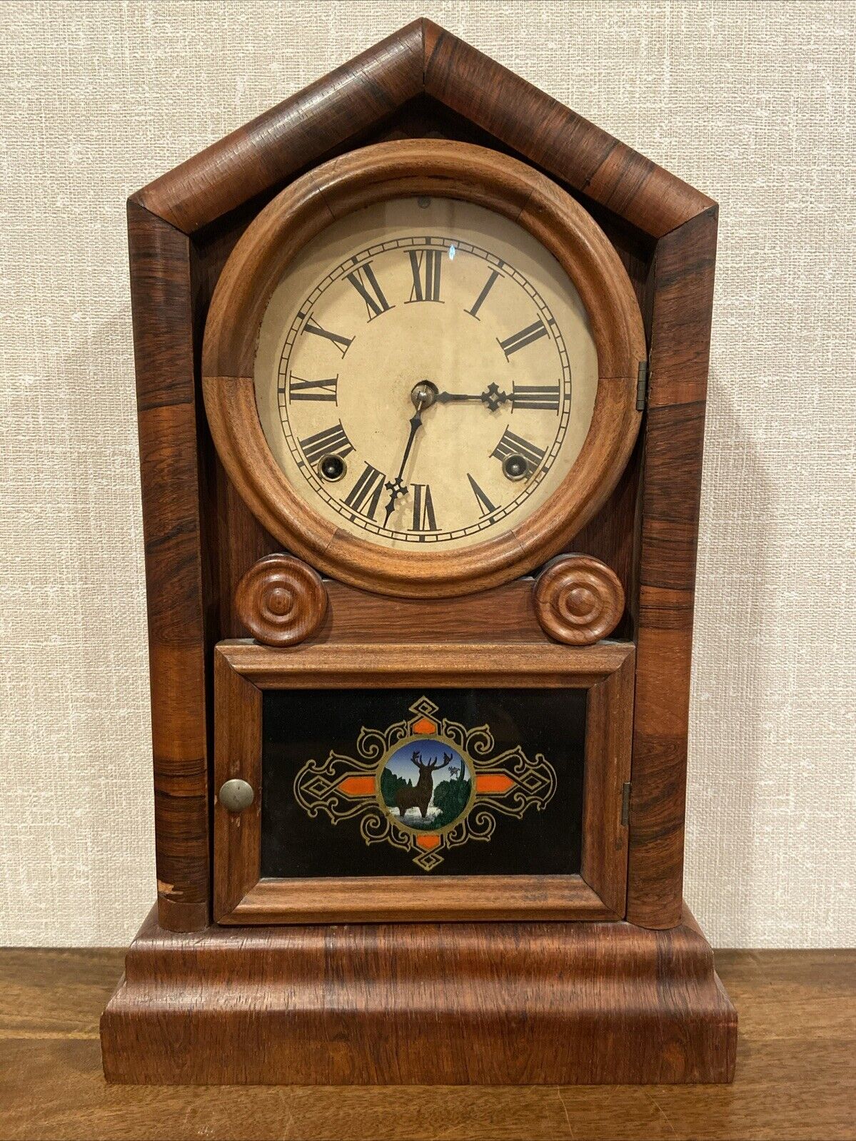 Antique Wm. L. Gilbert Cottage Shelf Clock **Must See**
