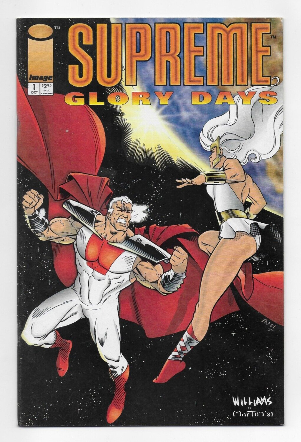 Comic Book SUPREME GLORY DAYS Image Comics Oct 1994 # 1 Martin